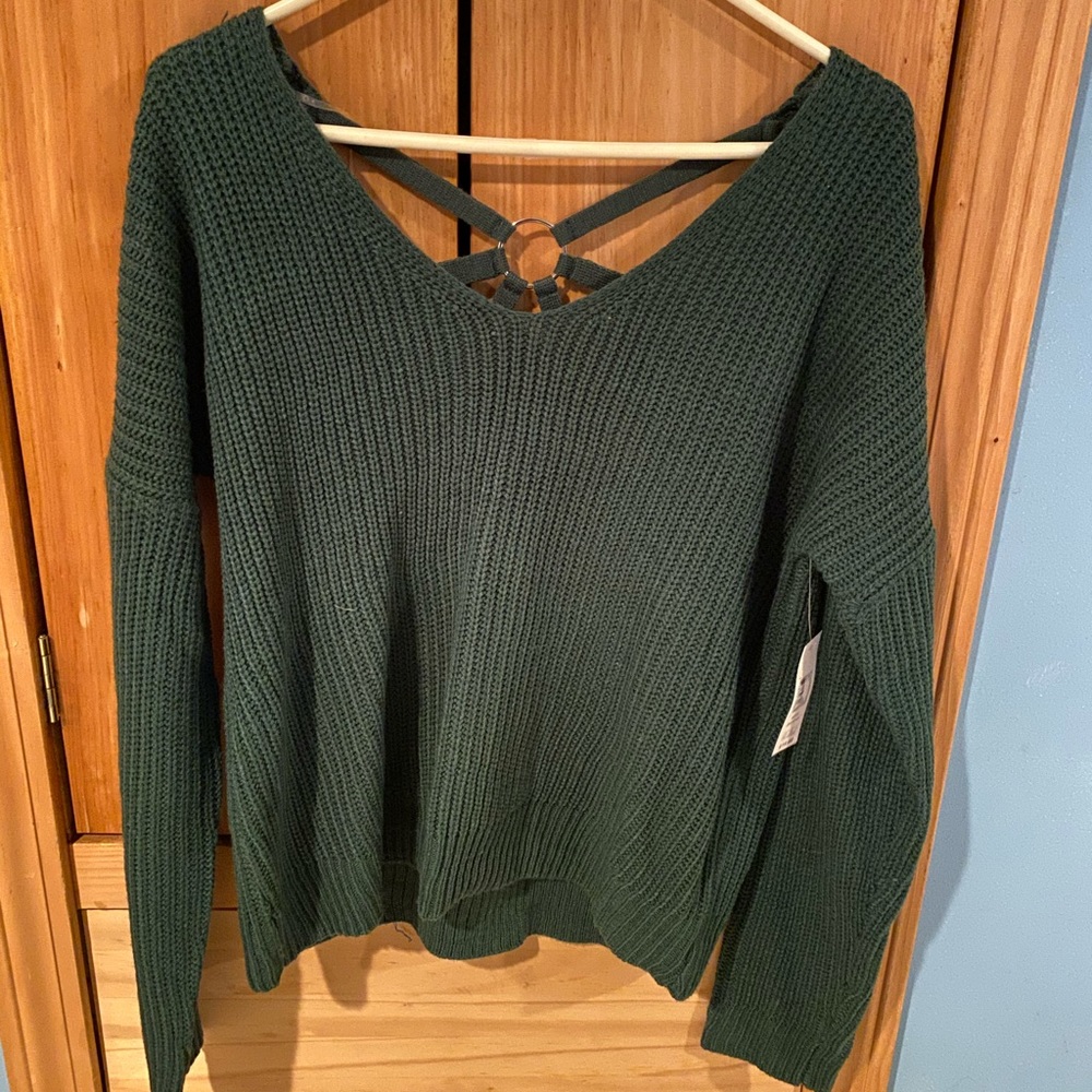 Green Knit Sweater